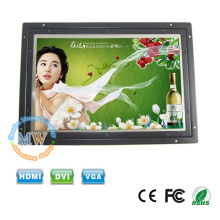 1280x800 high resolution open frame LCD monitor 10 inch with 12v dc input